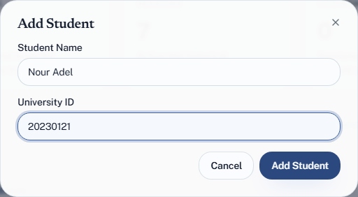 Adding a single student to a group